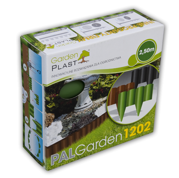Палисад садовый 2,5м PALGARDEN черный Bradas