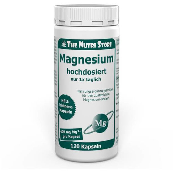 Микроэлемент Магний The Nutri Store Magnesium 400 mg 120 Caps ФР-00000163