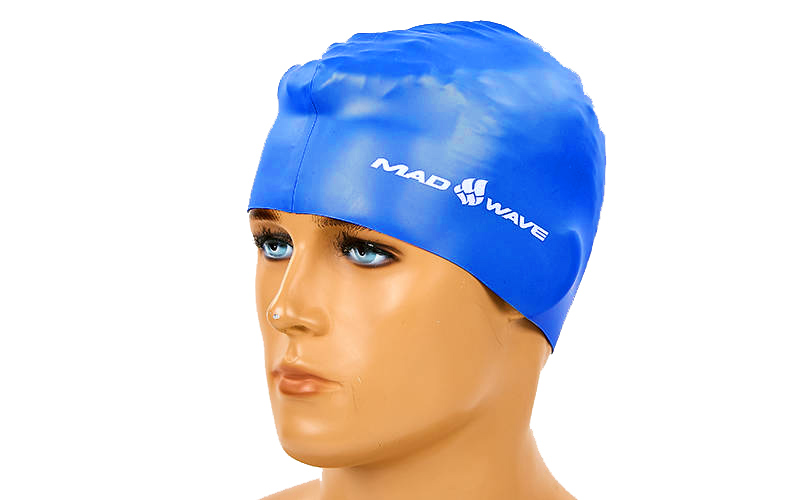 Шапочка для плавання MadWave METAL M053505 Синій