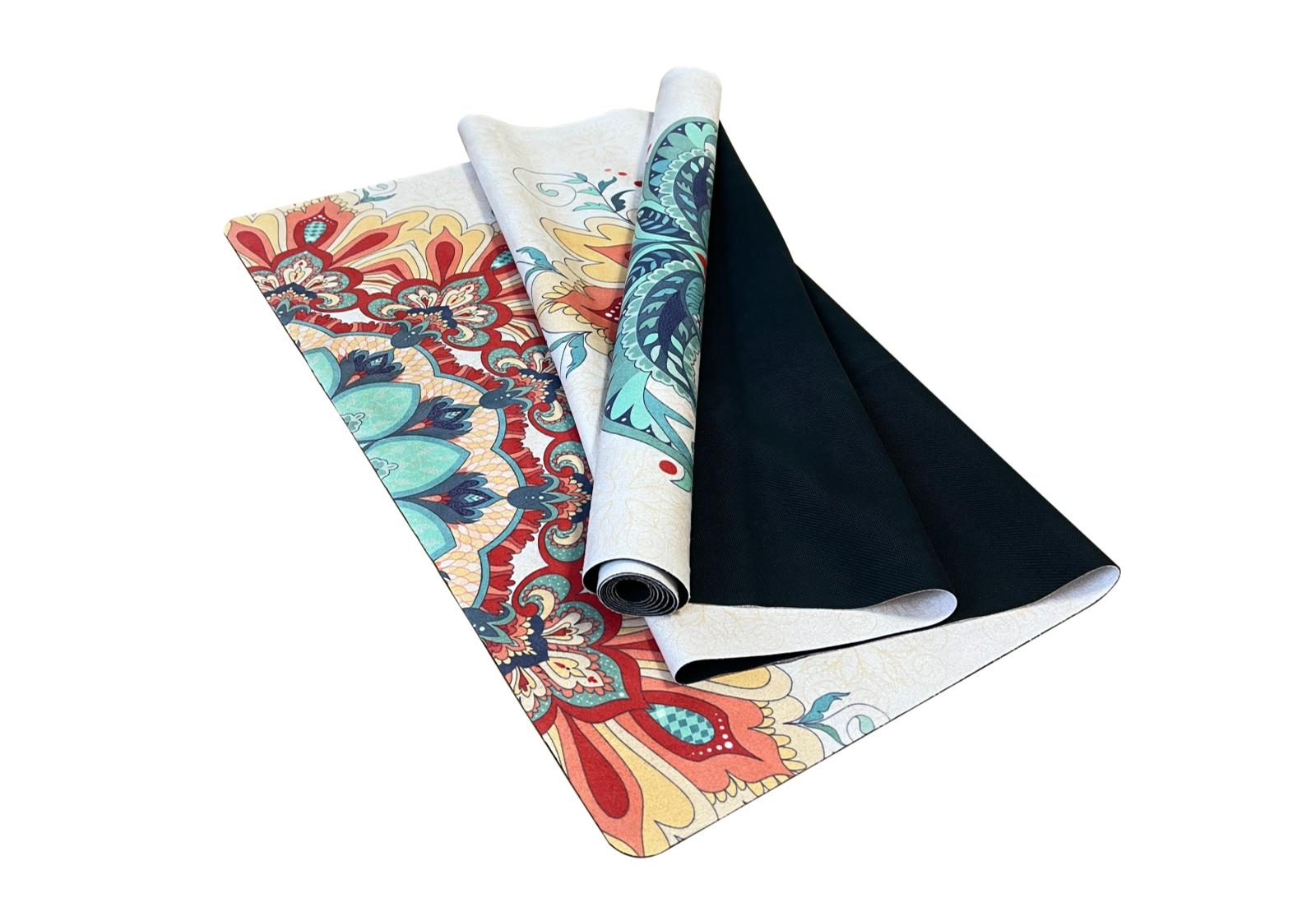 Складной коврик для йоги Rao Sitara Travel Vibrant Flower 183х68х0.1 см 21024