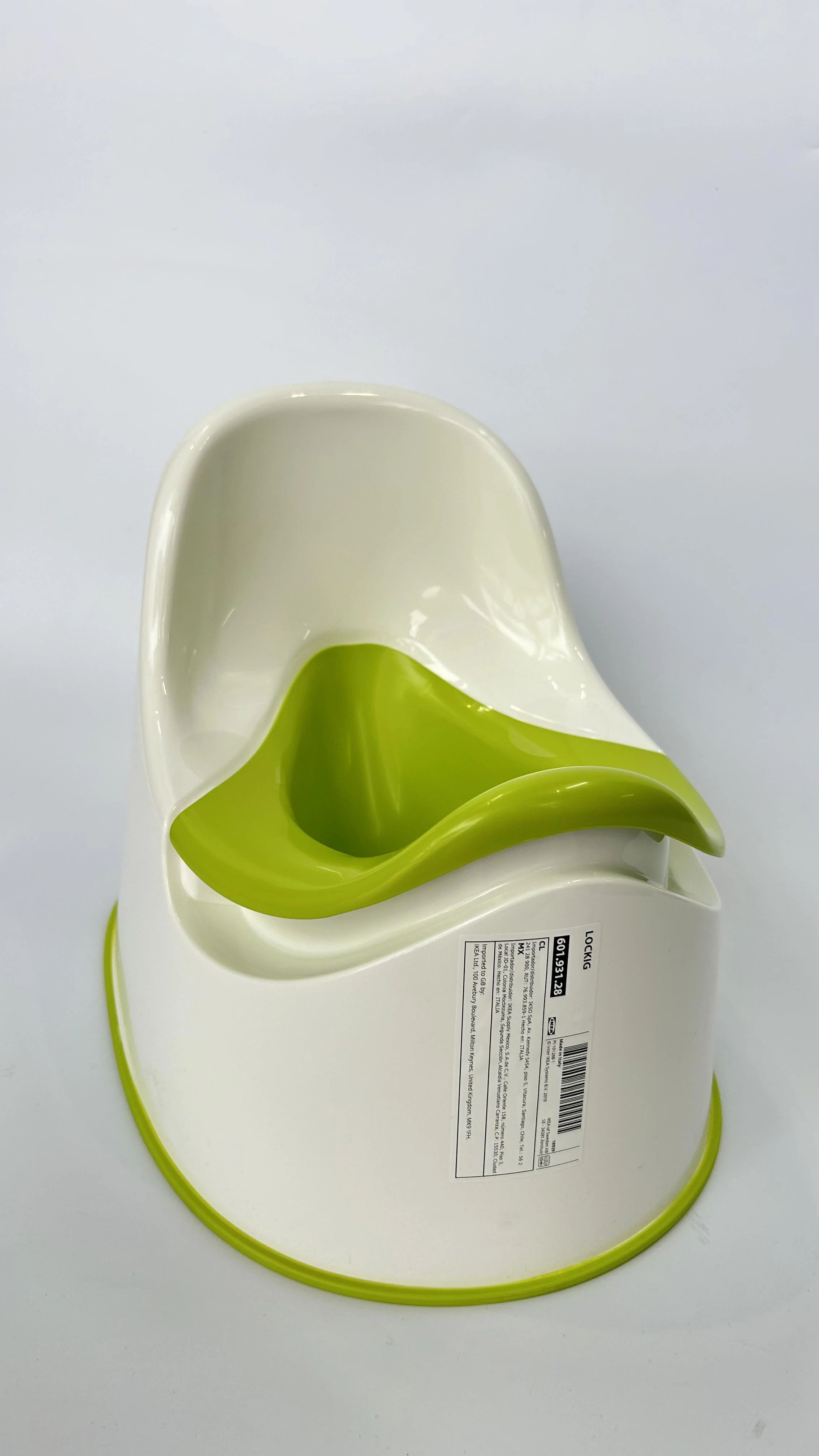 Горшок детский IKEA LOCKIG 601.931.28 36х28х29 см Бело-зеленый 3242523532