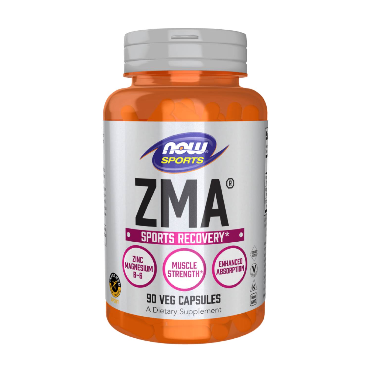 Комплекс Цинк/магний/витамин B6 NOW Foods Sports ZMA 90 капсул