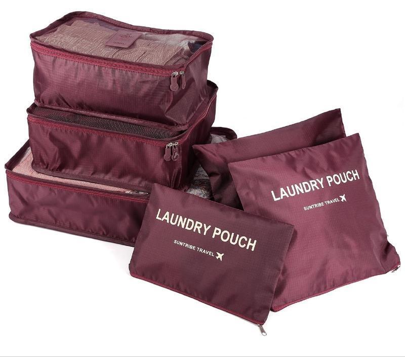Набір дорожніх органайзерів Laundry Pouch Travel 6 шт.