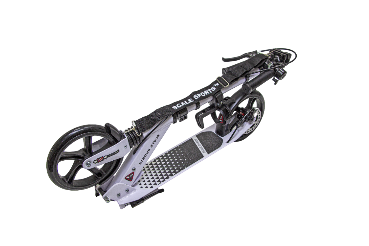 Детский самокат двухколесный Scale Sports SS-12 Белый (1111449399)
