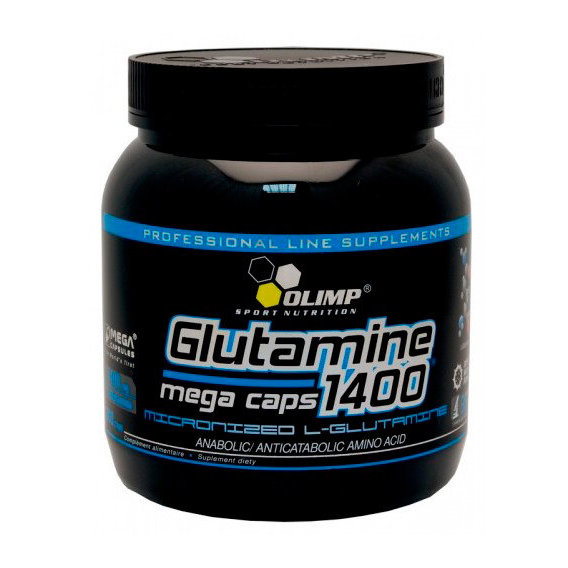 Глютамин для спорта Olimp Nutrition L-Glutamine 1400 Mega Caps 300 Caps
