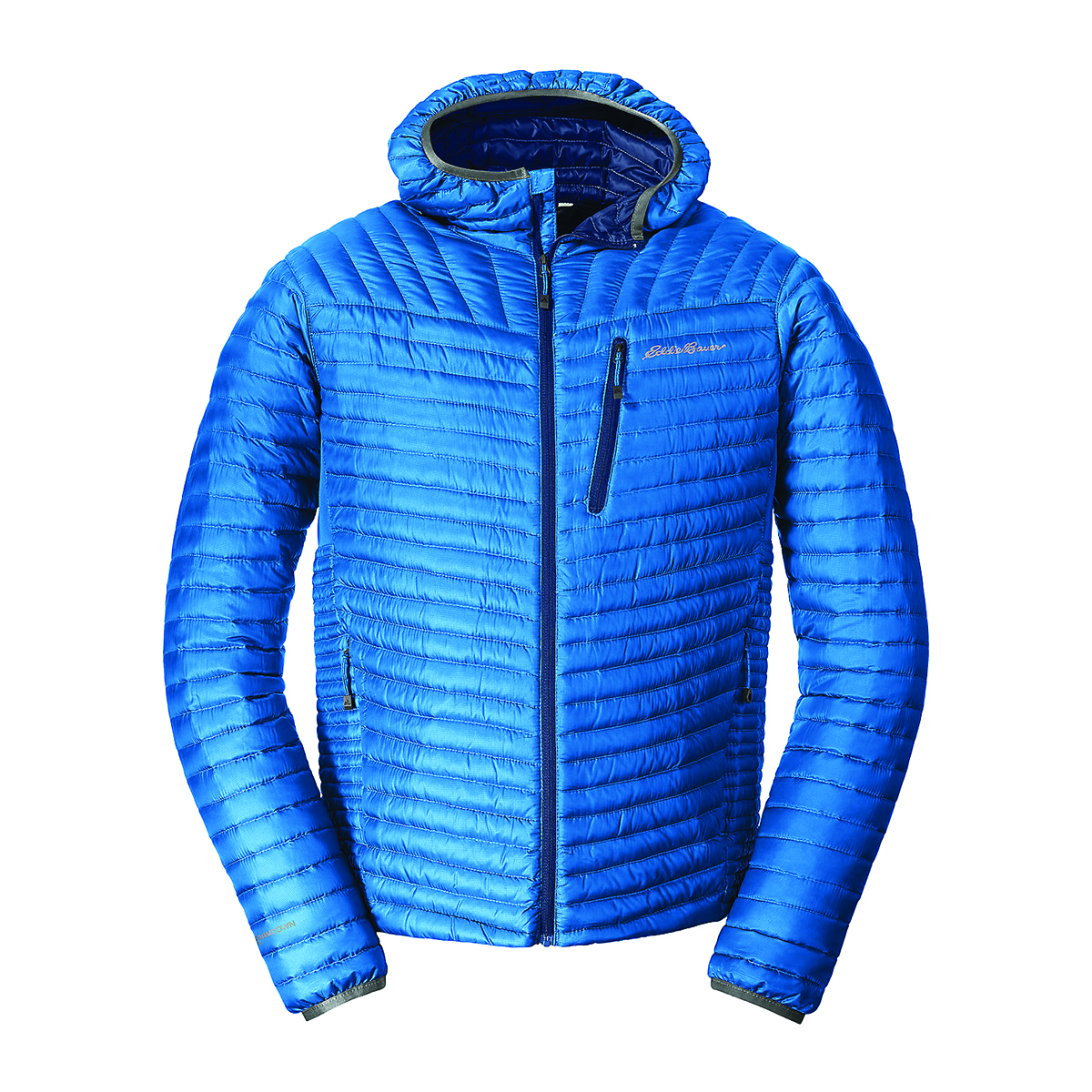 Куртка Eddie Bauer Mens MicroTherm StormDown Hooded M Синій (0856BL-M)