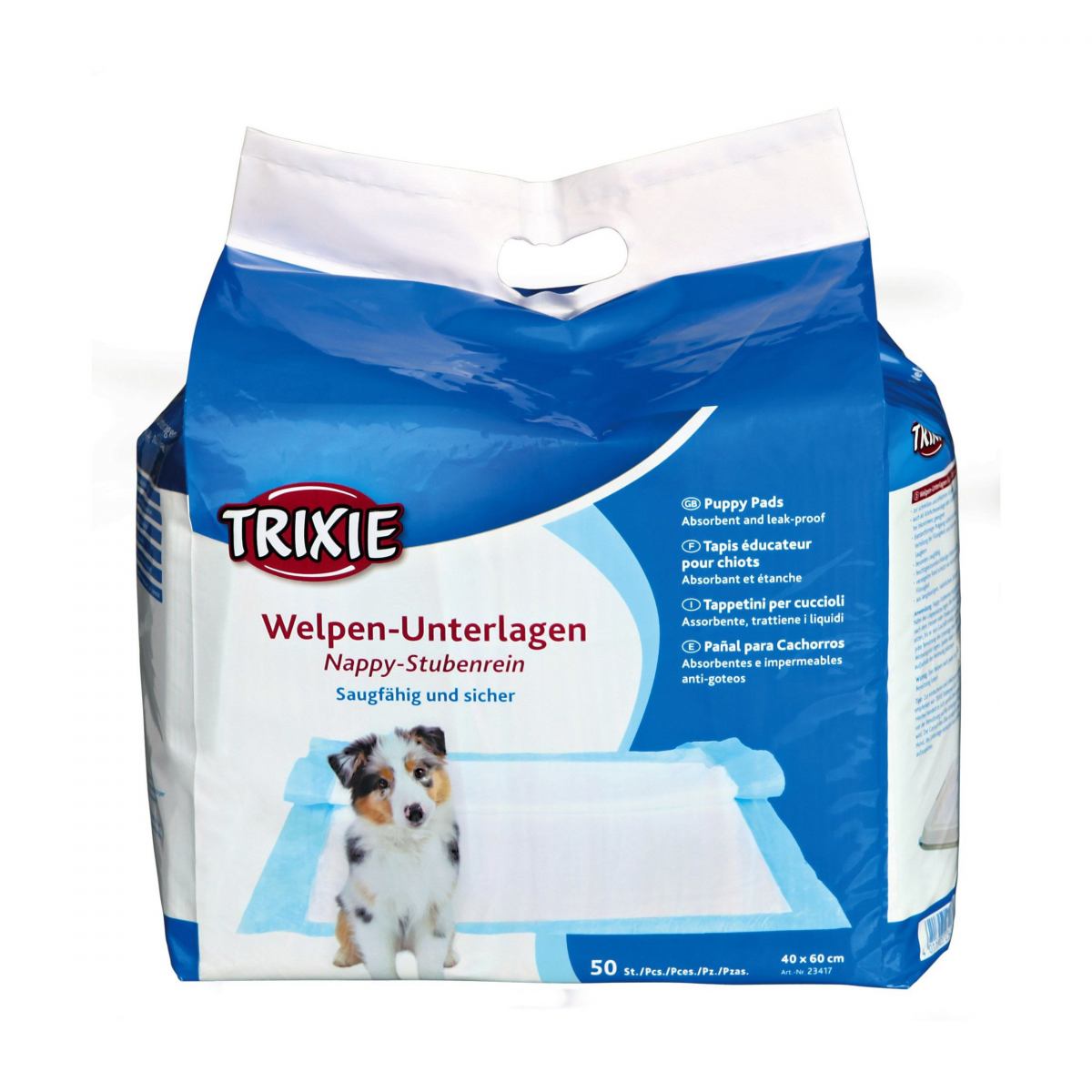 Пелёнки для собак Trixie 40x60 см, 50 шт из целлюлозы