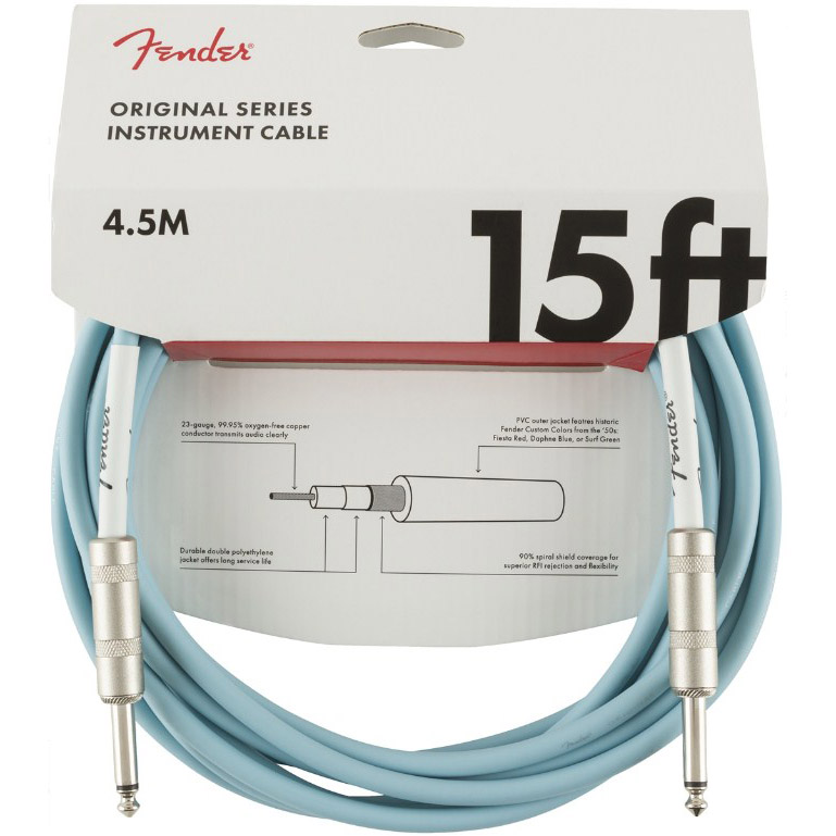 Кабель инструментальный Fender Original Series Instrument Cable 4.5m (15ft) 0990515003