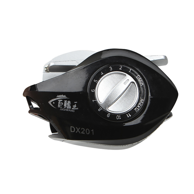 Катушка рыболовная мультипликаторная Juqiwang DX 201 Black-Silver Left 13558-85980