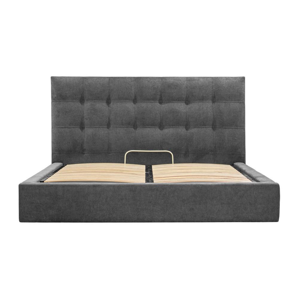 Ліжко Richman Двоспальне Американка Chester Comfort 160 x 200 см Alyaska 10 Темно-сірий