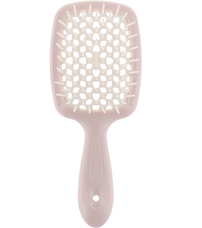 Щітка для волосся пудрова з білим Superbrush Small Janeke