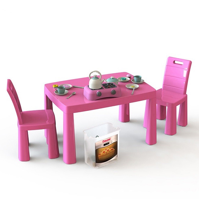 Ігровий набір Кухня дитяча DOLONI-TOYS 04670/3 34 предмети стіл + 2 стільці