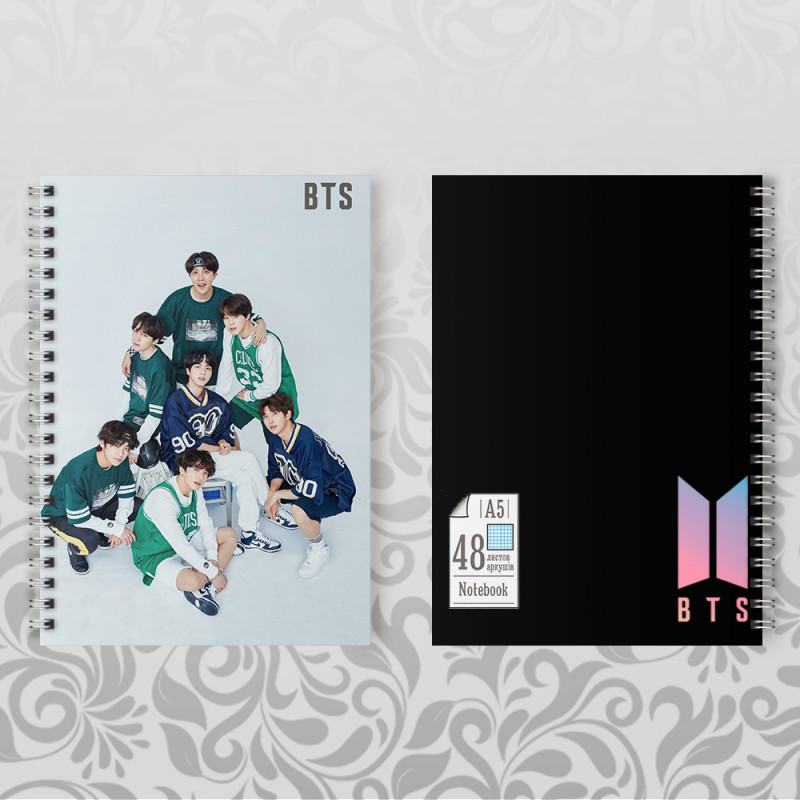 Скетчбук Fan Girl BTS БТС Банатани Bangtan Boys (7147)