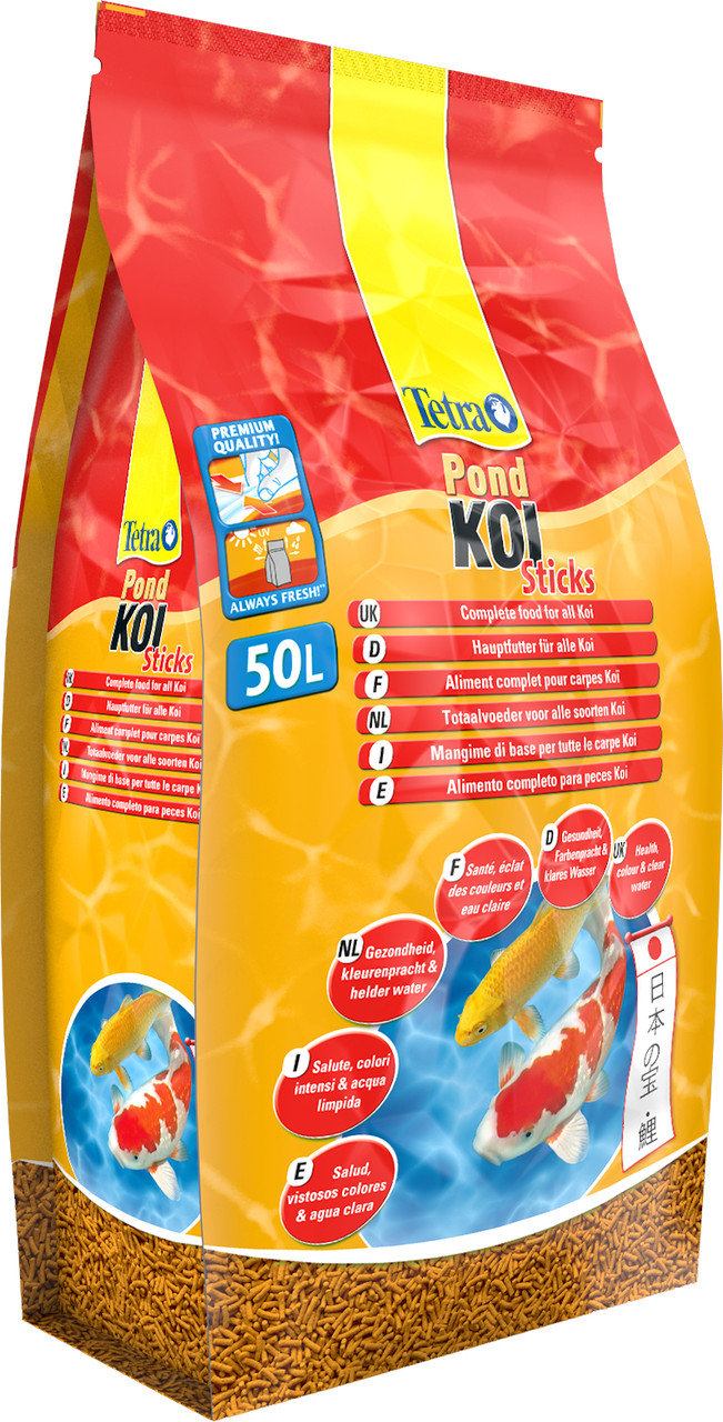 Корм Tetra Pond Koi ST для прудовыx рыб в палочкаx 50 л (4004218241626\4004218758636)