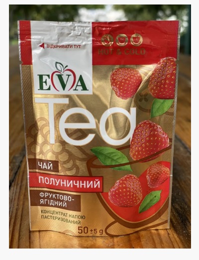 Джем чай Eva Фруктово-Ягодный Клубника 12 шт