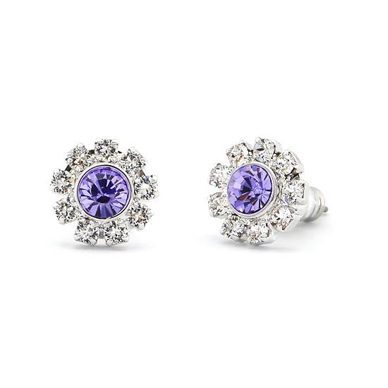 Сережки KOBI Sarlot 4 мм зі Swarovski (7440-3072-07-32)