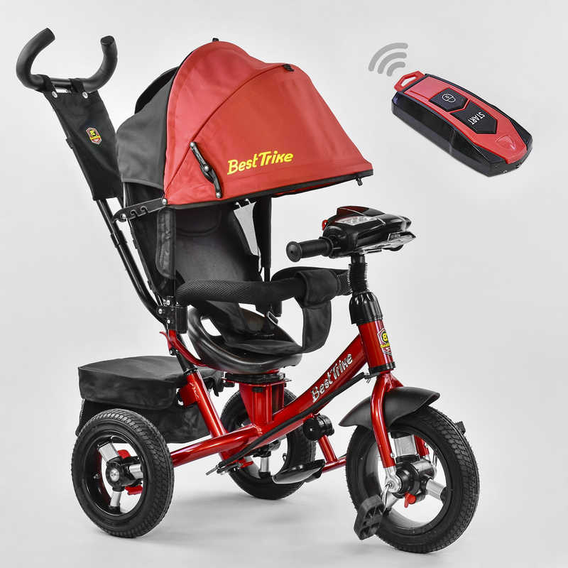 Велосипед 7700 В - 1244 Best Trike Чорно-червоний (IG-75402)