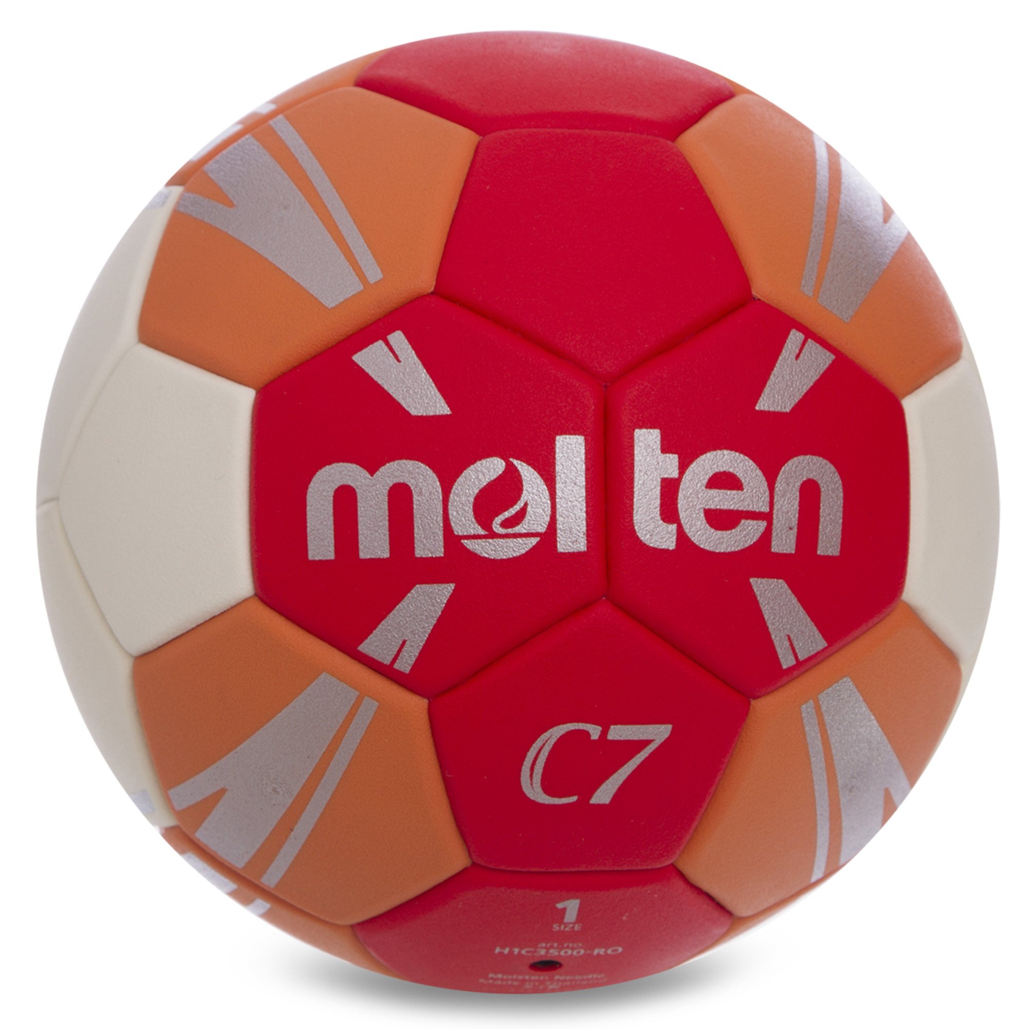 М'яч для гандболу planeta-sport №2 MOLTEN H2C3500-RO Помаранчевий