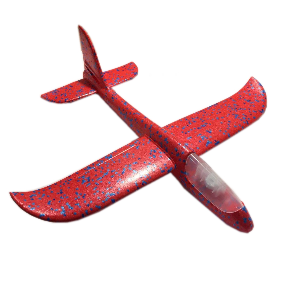 Детский самолет-планер с LED подсветкой Красный (2365-3)