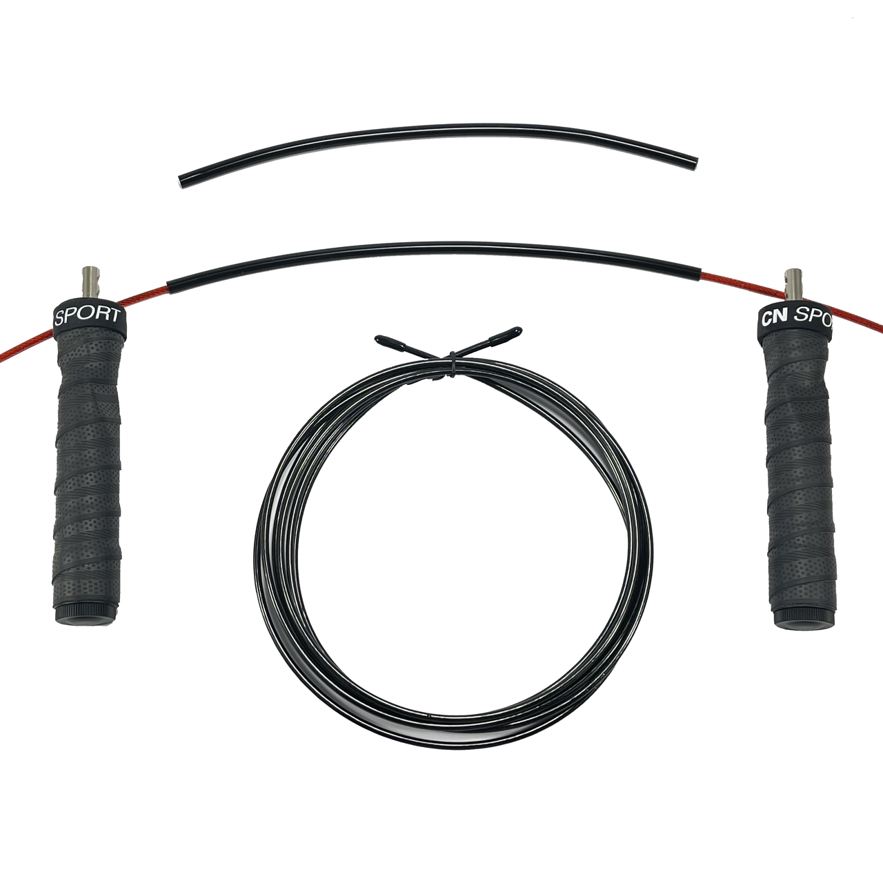 Скакалка скоростная для кроссфита UP & FORWARD  Speed Rope PRO+ Черный