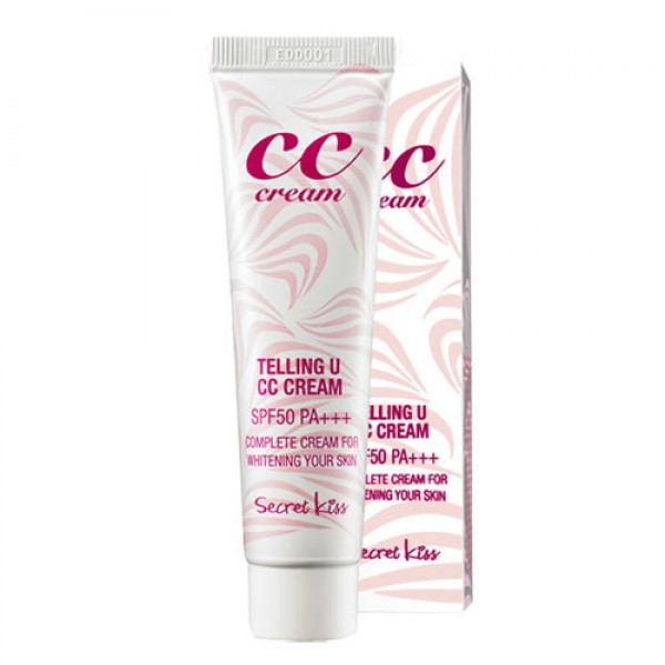 СС крем із щільним покриттям та гарним маскуванням Secret Key Telling U CC Cream SPF 50 PA +++ 30 мл (8809305992971)