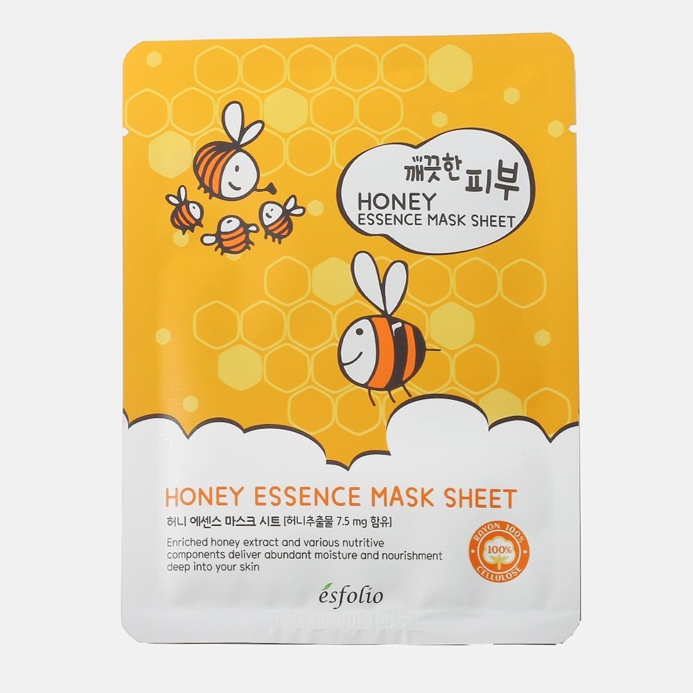 Маска тканинна з медом Esfolio Pure Skin Honey Essence Mask Sheet