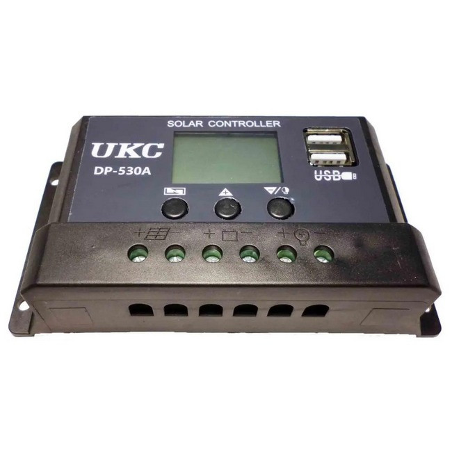 Контроллер заряда солнечной батареи UKC DP-530A 8466
