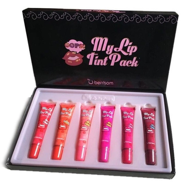 Тинт для губ Berrisom Oops My Lip Tint Pack набір 6 відтінків (SUN0100)