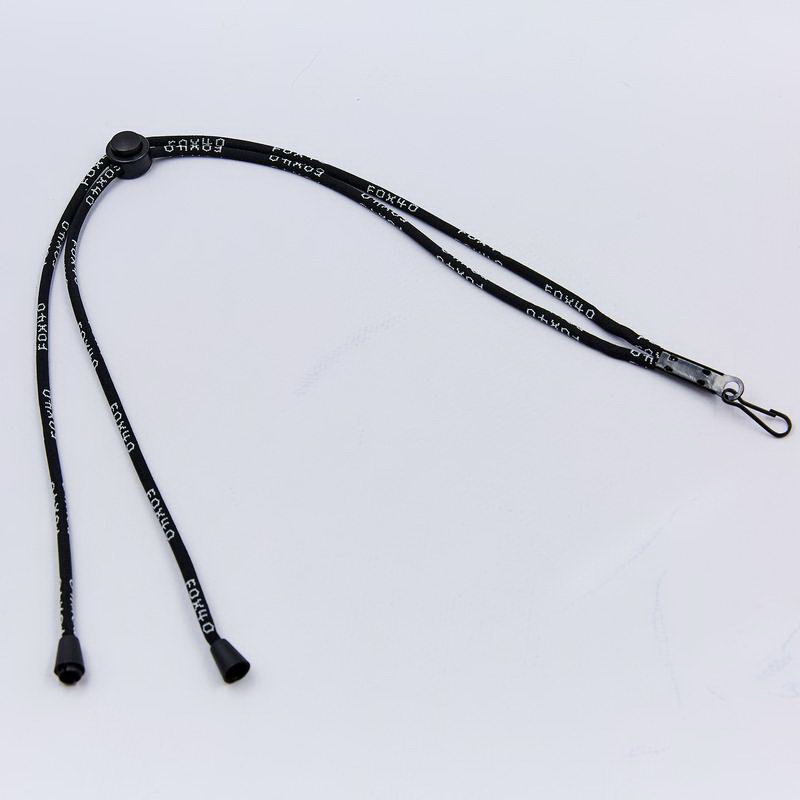 Шнурок для свистка с карабином FOX40-100 BREAKAWAY LANYARDS Черный