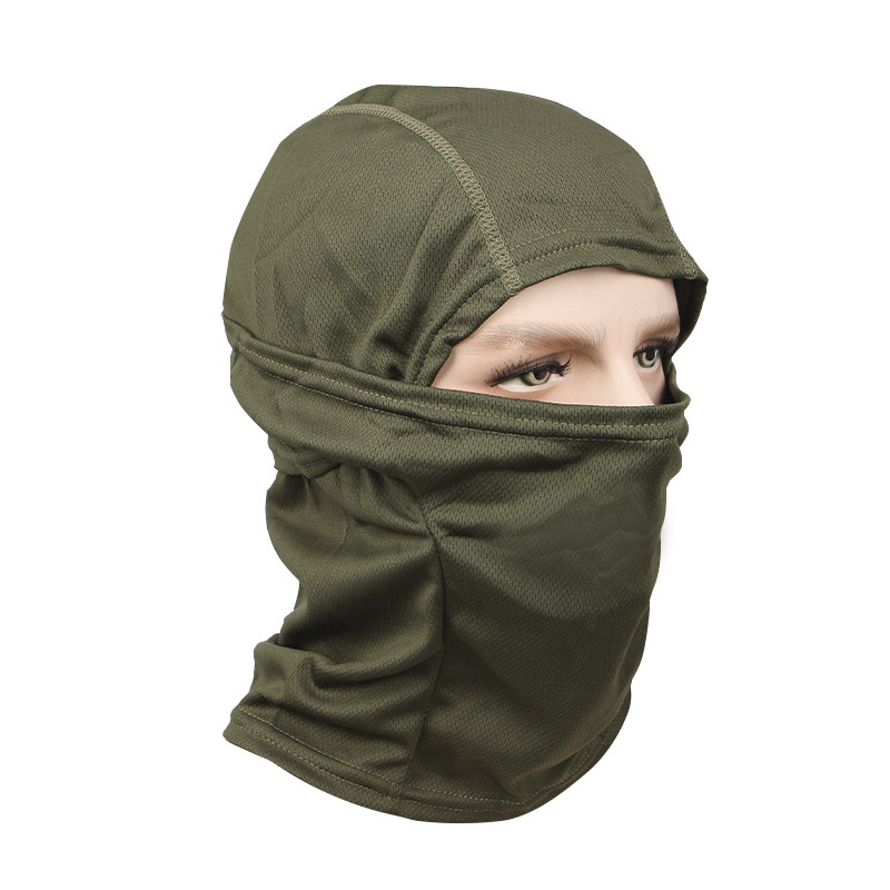 Тактическая балаклава Lesko 001 One Size Green 12877-83115