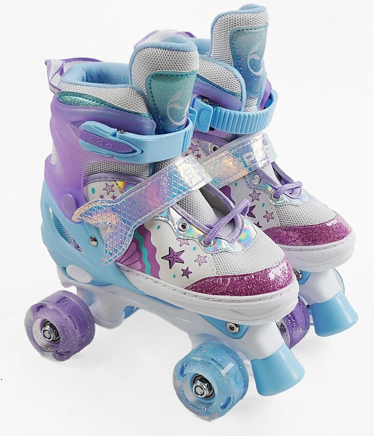 Ролики квады Best Roller 0-80 М PU 34-38 Фиолетовый (170018)