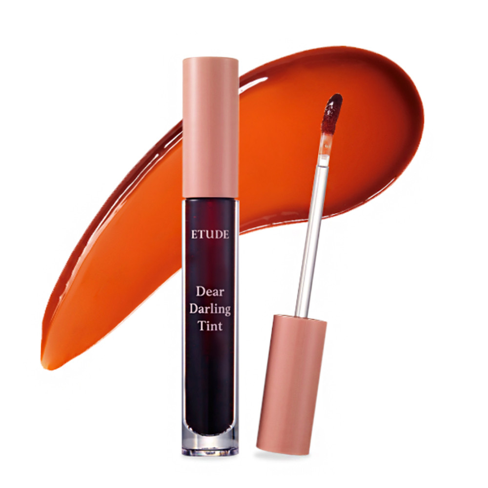 Гелевый тинт для губ Etude House Muhly Romance Dear Darling Water Gel Tint #BR404 Sunset Red 5 г (8809668005158)