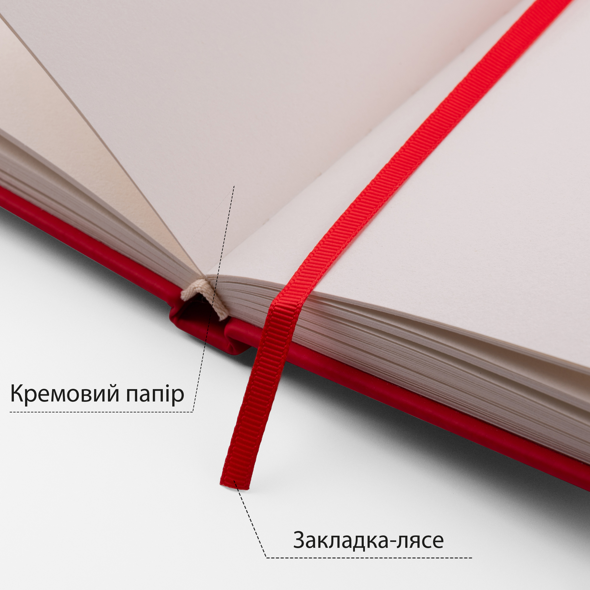 Скетчбук для графики Santi 13х21 см PU 110 г/м2 Красный 80 л (743184)