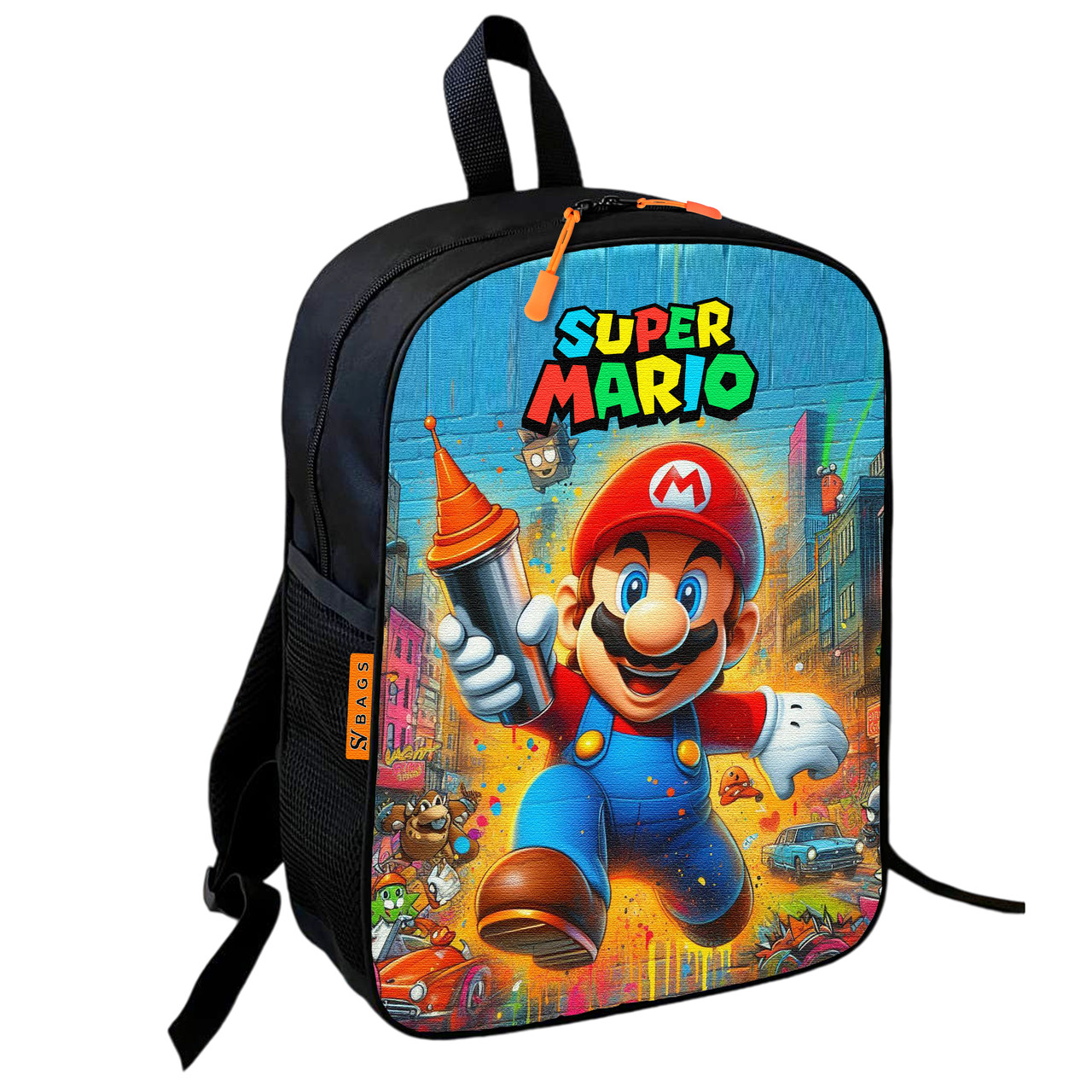 Дитячий шкільний рюкзак Super Mario, 36×27×13 см — арт. 2551263545