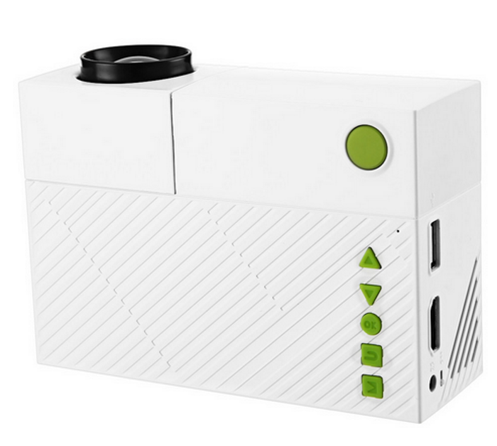Мультимедийный портативный проектор UKC YG310 White (hub_np2_1137)