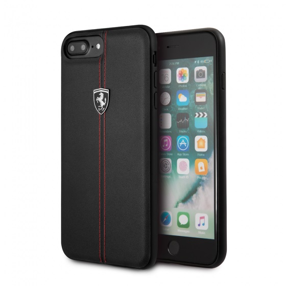 Чехол-накладка Ferrari для Apple iPhone 7 Plus/8 Plus Черный (IP4421023005)