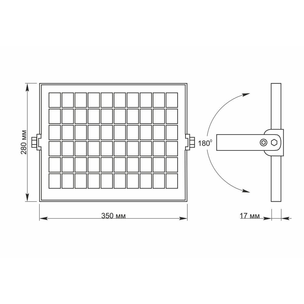 LED-прожектор автономный сенсорный VIDEX 10W 5000K 3.2V 25742 (VL-FSO-205) с датчиком движения