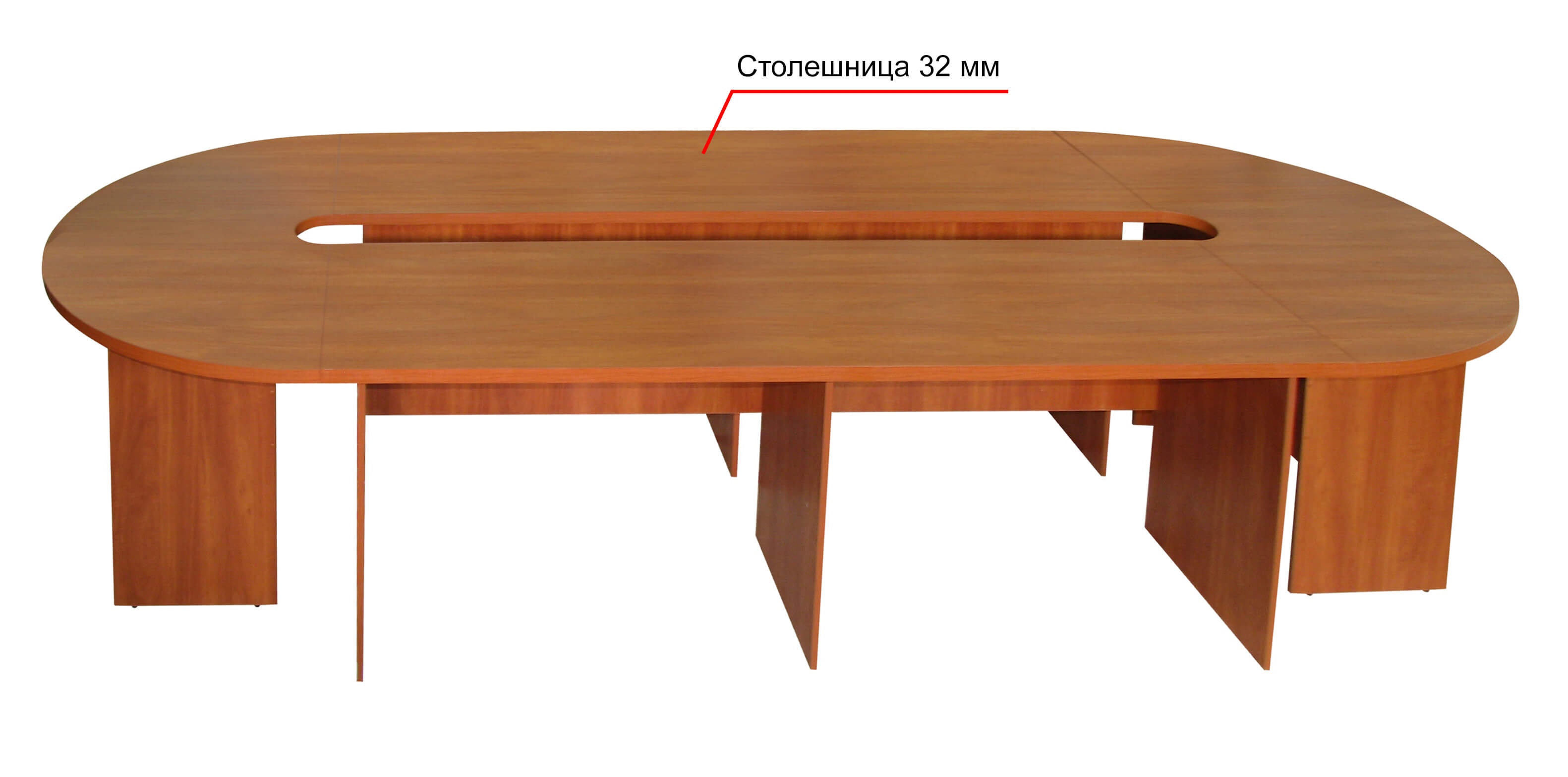 Стол для конференций Визави (плюс) (ширина 3900) МАКСИ МЕБЕЛЬ (5102114)