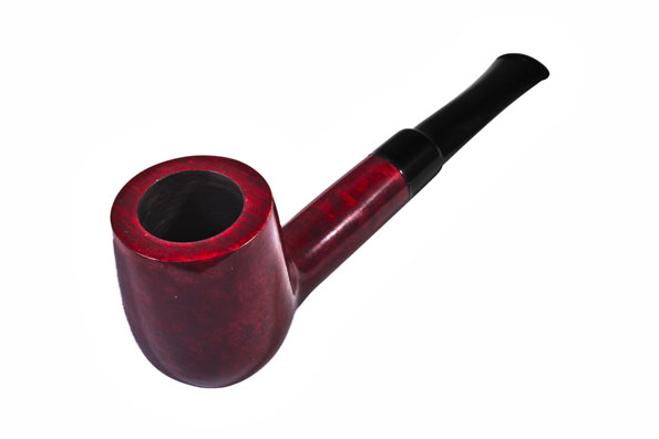 Трубка Brog тютюнова 1.7 x 2.5 см Чорна з коричневим (64 BR)