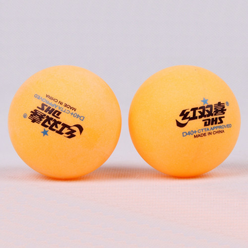Мячи для настольного тенниса DHS Cell-Free Dual 40+ мм 1* Orange