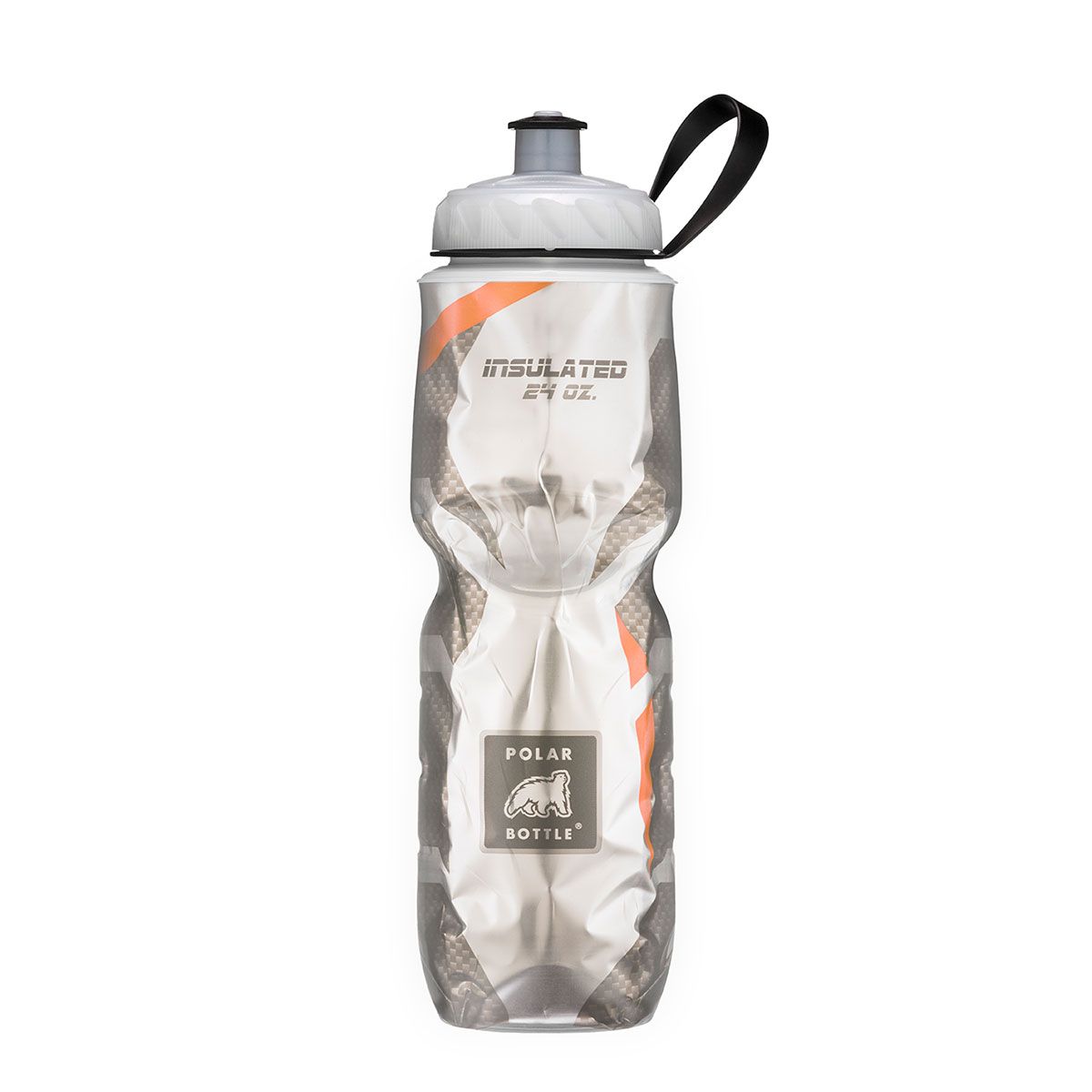 Пляшка Polar Bottle Carbon Fiber Orange 24oz (IB24CFO)