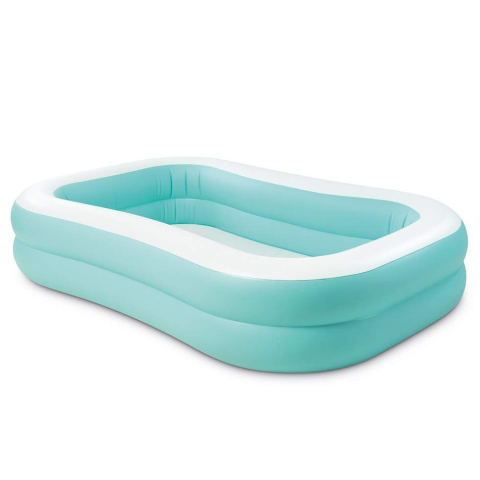 Детский надувной бассейн Intex Aqua SWIM CENTER 229х152х48 см 600 л Бирюзовый (57181(Turquoise)