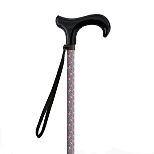 Трость телескопическая MQ Perfect MQ582 Papaveri Rosa 55-94 см Комбинированный