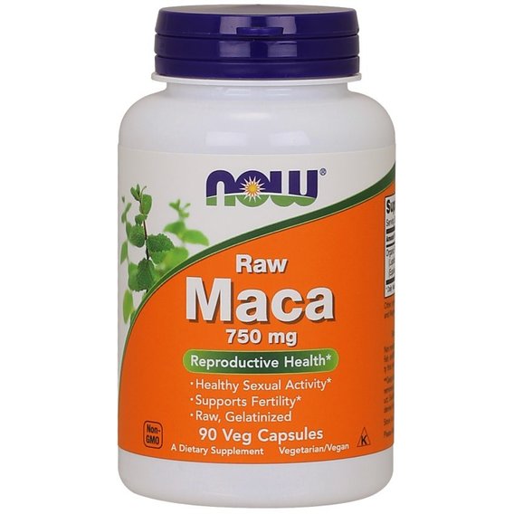 Мака NOW Foods Maca 750 mg 90 Veg Caps