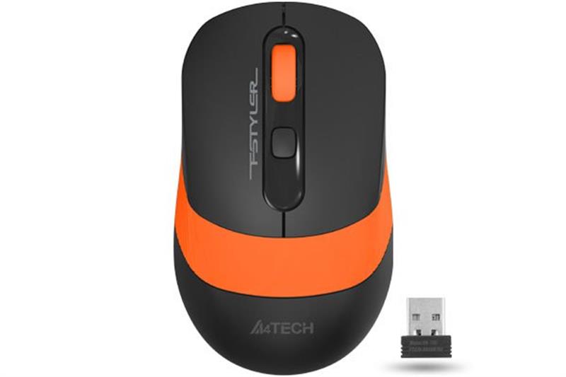 Мышь беспроводная A4Tech FG10 Black/Orange USB