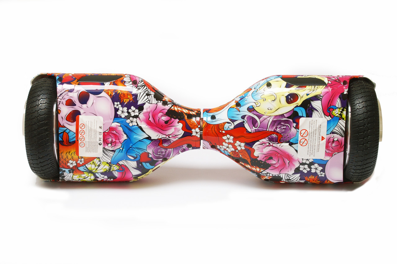 Гіроборд 6,5" RIAS Bluetooth з пультом Flowers Graffiti (np2_1766)