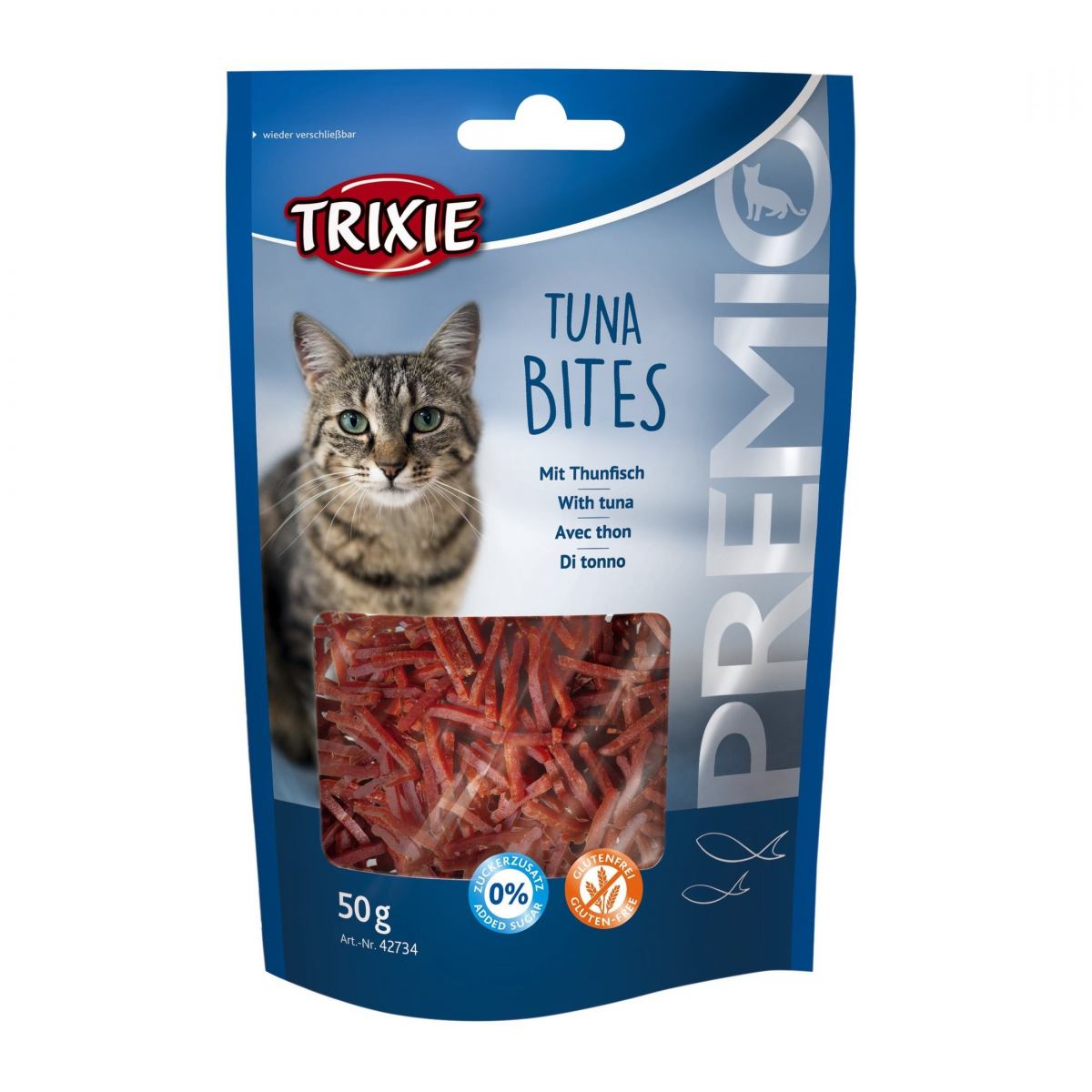 Ласощі для кішок Trixie PREMIO Tuna Bites, 50 г