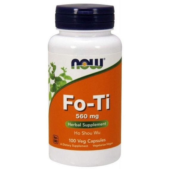 Натуральная добавка для иммунитета NOW Foods Fo-Ti 560 mg 100 Veg Caps