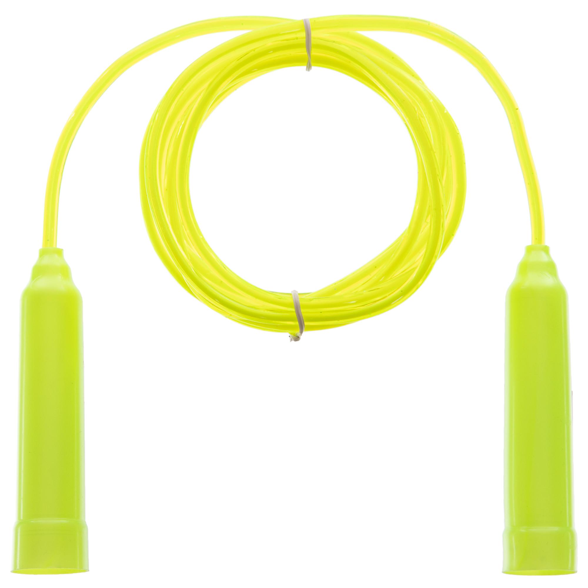 Скакалка детская с PVC жгутом SP-Sport FI-4904 l-2,6 м d-4,5 мм Желтый (SK000758)