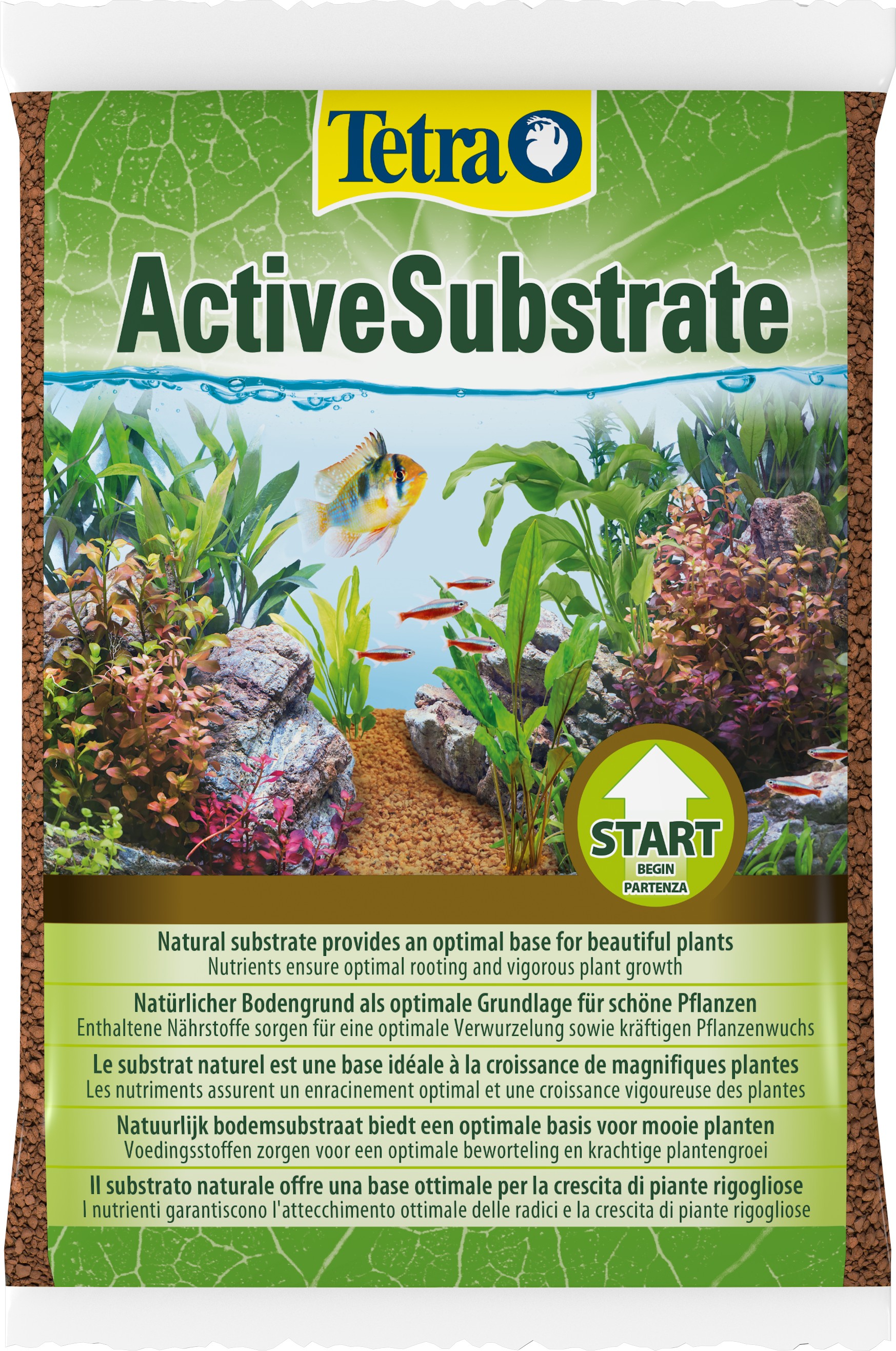 Натуральный основной грунт для аквариума с растениями Tetra Active Substrat 3 л (4004218246898)